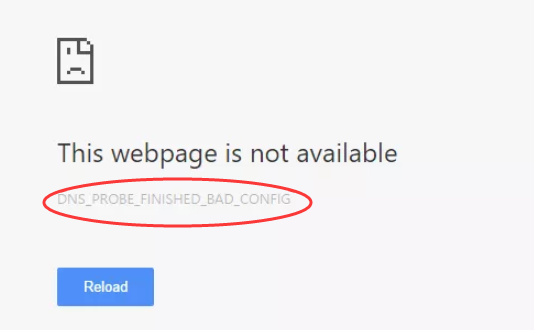 dns_probe_finished_bad_config
